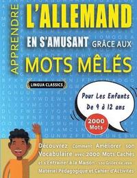 bokomslag MOTS MLS GROS CARACTRES POUR ADULTES EN ALLEMAND - DITIONS JEUX DELTA - Un Cahier de Jeux avec 2000 Mots Cachs Gants en GRAND FORMAT - Mots Barrs pour Adultes et Seniors - 100 Grilles