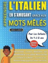 bokomslag MOTS MLS GROS CARACTRES POUR ADULTES EN ITALIEN - DITIONS JEUX DELTA - Un Cahier de Jeux avec 2000 Mots Cachs Gants en GRAND FORMAT - Mots Barrs pour Adultes et Seniors - 100 Grilles