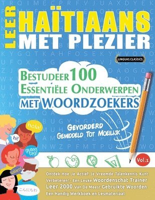 bokomslag Leer Haïtiaans Met Plezier - Gevorderd