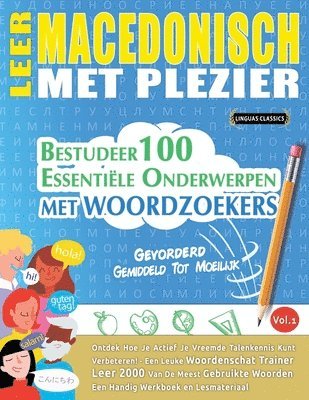 bokomslag Leer Macedonisch Met Plezier - Gevorderd