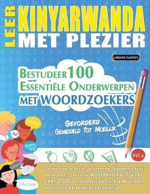 bokomslag Leer Kinyarwanda Met Plezier - Gevorderd