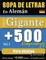 bokomslag Sopa de Letras En Alemán Formato Gigante: 500 Rompecabezas Para Adultos - Vol.1 - Delta Classics - Edición Gigante - 10.000 Palabras - ¡Un Desafío Eno