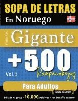 bokomslag Sopa de Letras En Noruego Formato Gigante: 500 Rompecabezas Para Adultos - Vol.1 - Delta Classics - Edición Gigante - 10.000 Palabras - ¡Un Desafío En