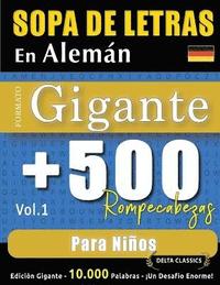 bokomslag Sopa de Letras En Alemán Formato Gigante
