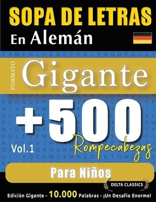 bokomslag Sopa de Letras En Alemán Formato Gigante