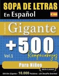 bokomslag Sopa de Letras En Español Formato Gigante