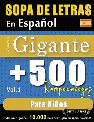 bokomslag Sopa de Letras En Español Formato Gigante