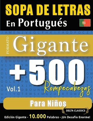 bokomslag Sopa de Letras En Portugués Formato Gigante