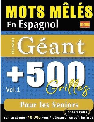 bokomslag Mots Mêlés En Espagnol Format Géant