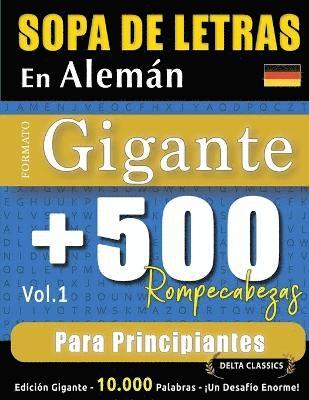 bokomslag Sopa de Letras En Alemán Formato Gigante