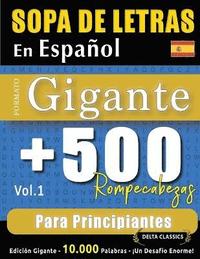 bokomslag Sopa de Letras En Español Formato Gigante
