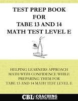 bokomslag Test Prep Book for TABE 13 and 14 Math Test Level E