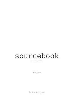 bokomslag sourcebook