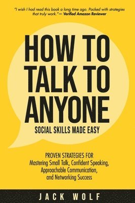 bokomslag How to Talk to Anyone - Social Skills Made Easy