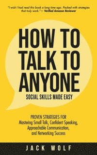 bokomslag How to Talk to Anyone - Social Skills Made Easy
