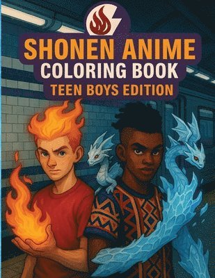 bokomslag Shonen Anime Coloring Book