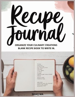 Shaq Ma - Recipe Journal, Häftad