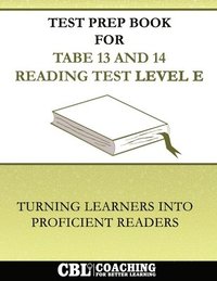 bokomslag Test Prep Book For TABE 13 and 14 Reading Test Level E