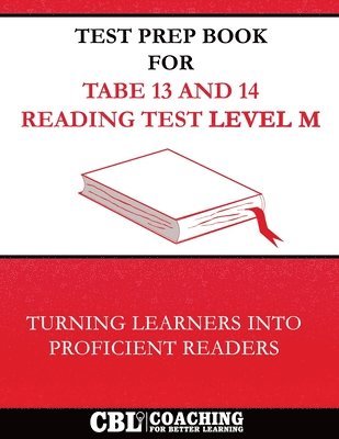 bokomslag Test Prep Book for TABE 13 and 14 Reading Test Level M