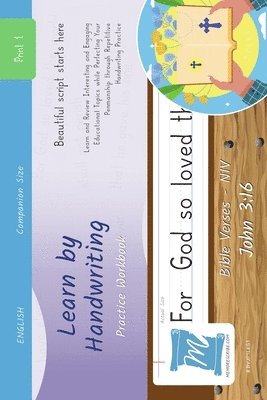 bokomslag Handwriting Practice Workbook - Bible Verses - John 3