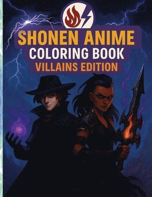 bokomslag Shonen Anime Coloring Book: Villains Edition