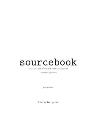 bokomslag sourcebook