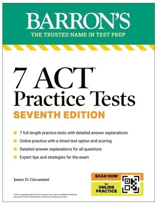 bokomslag 7 ACT Practice Tests, Seventh Edition + Online Practice