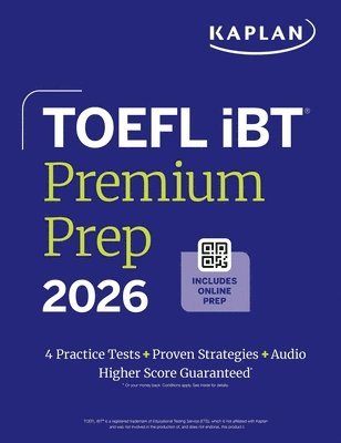Kaplan Test Prep - TOEFL iBT Premium Plus 2026, Häftad. Tillgänglighet: Lägg i varukorg
