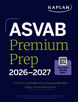 Kaplan Test Prep - ASVAB Premium Prep 2026-2027: Includes 6 Full Length Practice Tests, 1000+ Practice Questions + In-book tear out Flashcards + Online Access to Interactive Video Lessons and Tutorials (Kaplan Test Prep), Häftad. Tillgänglighet: Lägg i varukorg