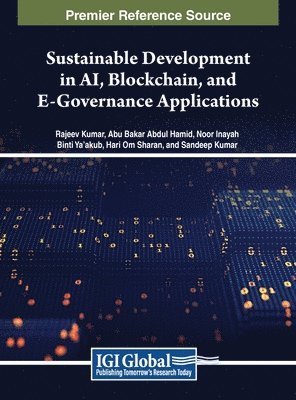 bokomslag Sustainable Development in AI, Blockchain, and E-Governance Applications