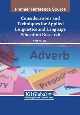 bokomslag Considerations and Techniques for Applied Linguistics and Language Education Research