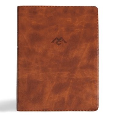 bokomslag CSB Men of Character Bible, Revised and Updated, Brown Leathertouch, Indexed