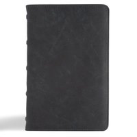 bokomslag CSB Personal Size Bible, Holman Handcrafted Collection, Premium Marbled Slate Calfskin