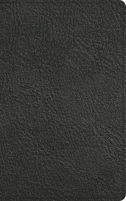 NASB Single-Column Personal Size Bible, Holman Handcrafted Edition, Black Premium Goatskin 1