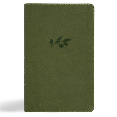 NASB Single-Column Personal Size Bible, Olive Leathertouch 1