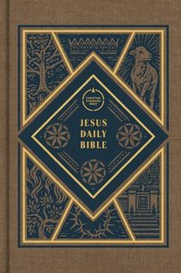 bokomslag CSB Jesus Daily Bible, Brown Cloth Over Board: Guided Readings Showing Christ Throughout Scripture