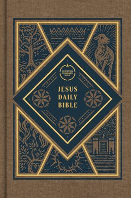 CSB Jesus Daily Bible, Brown Cloth Over Board: Guided Readings Showing Christ Throughout Scripture 1