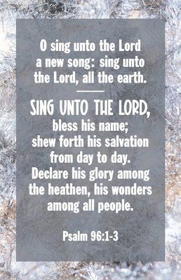 bokomslag New Year Bulletin: O Sing Unto the Lord (Package of 100): Psalm 96:1-3 (Kjv)