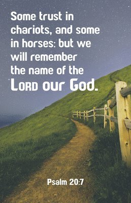 bokomslag General Worship Bulletin: Some Trust (Package of 100): Psalm 20:7 (Kjv)