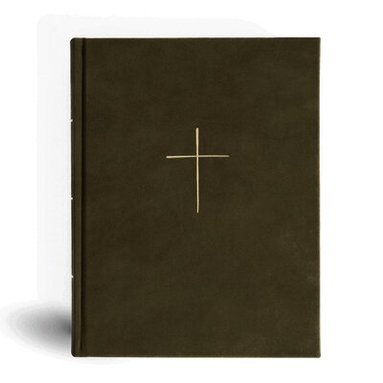 Csb Bibles by Holman - CSB Illustrator's Notetaking Bible, Large Print Edition, Sage Suedesoft Leathertouch Over Board, Inbunden