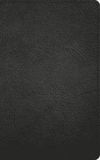 bokomslag CSB Single-Column Personal Size Reference Bible, Holman Handcrafted Collection, Black Premium Goatskin