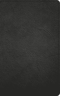 CSB Single-Column Personal Size Reference Bible, Holman Handcrafted Collection, Black Premium Goatskin