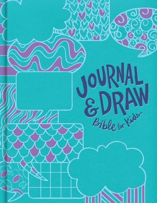 CSB Journal and Draw Bible for Kids, Teal Leathertouch Over Board 1