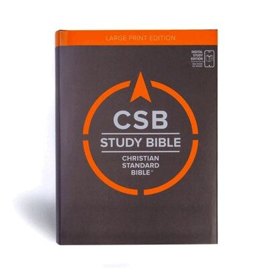 Csb Bibles by Holman - Csb Study Bible, Large Print, Digital Study Edition, Hardcover, Inbunden