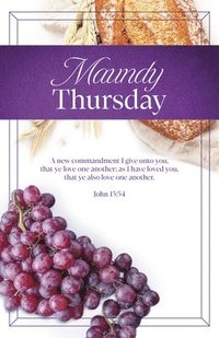 bokomslag Maundy Thursday Bulletin: As I Have (Package of 100): John 13:34 (Kjv)