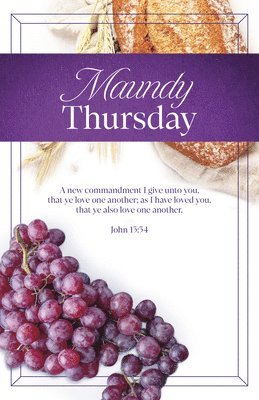 bokomslag Maundy Thursday Bulletin: As I Have (Package of 100): John 13:34 (Kjv)