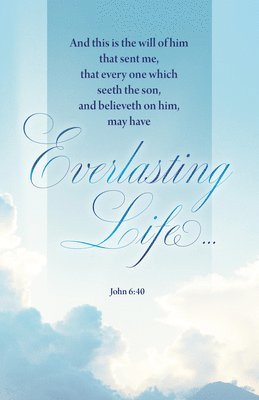 bokomslag Funeral Bulletin: That Every One (Package of 100): John 6:40 (Kjv)