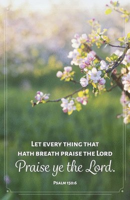 General Worship Bulletin: Let Every Thing (Package of 100): Psalm 150:6 (Kjv), Häftad