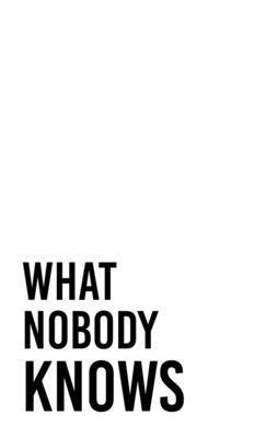 What Nobody Knows 1