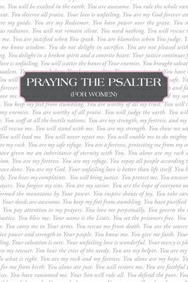 David Rapp - Praying the Psalter (FOR WOMEN), Häftad